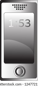 Smartphone, mobile phone , realistic vector illustration.
