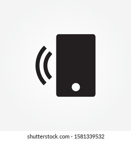 Smartphone, mobile phone ringing or vibrating flat vector icon for apps and websites