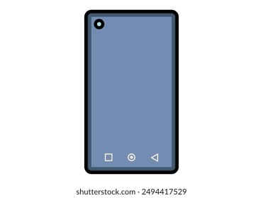 Teléfono inteligente o móvil con la pantalla encendida