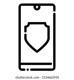 smartphone mobile phone security internet of things iot smarthome icon