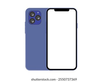 Smartphone. Mobile phone. Telephone. Realistic vector illustration.