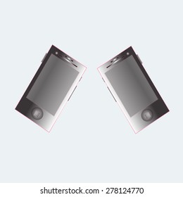 Smartphone, mobile phone vector eps10
