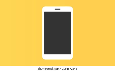 smartphone, mobile phone vector illustration. smartphone isolated modern flat icon vector.