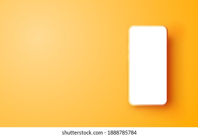 Smartphone mobile screen, technology mobile display light. Vector illustration