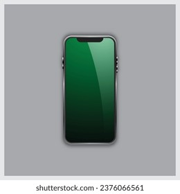 Pantalla móvil Smartphone, luz de pantalla móvil de tecnología. Ilustración del vector