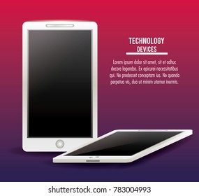 Smartphone mobile technology infographic