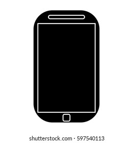 smartphone mobile technology pictogram