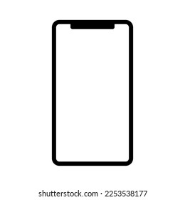Icono de parodia de Smartphone. Marco de Smartphone. Vector.