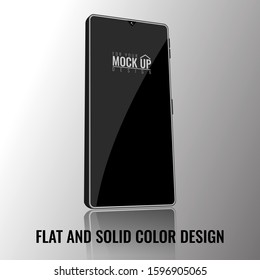 Smartphone mockup perspective for your copyspace. Vector illustration.