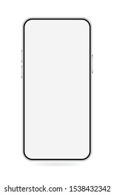 Smartphone mockup. Vector mobile device concept.