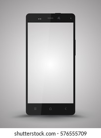 Smartphone mockup vector realistic. Vector illustration.