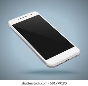 Smartphone mockup vector realistic. Vector illustration.