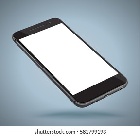 Smartphone mockup vector realistic. Vector illustration.