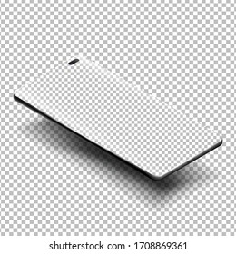 Smartphone mockups isolated transparent background.