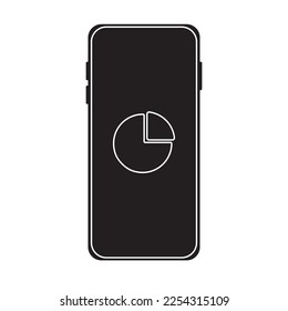 Smartphone Modern 2023 Vector Icon Illustration