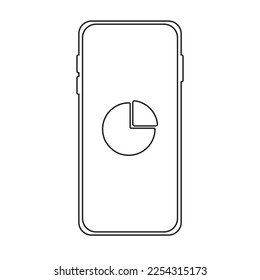 Smartphone Modern 2023 Vector Icon Illustration