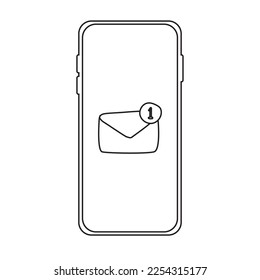 Ilustración de iconos vectores de Smartphone Modern 2023