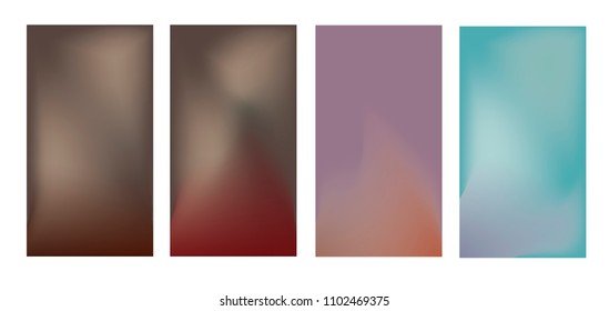 Smartphone modern background set.