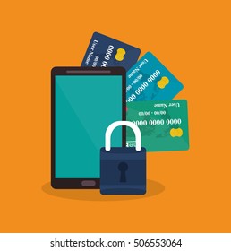 Smartphone of money concept 