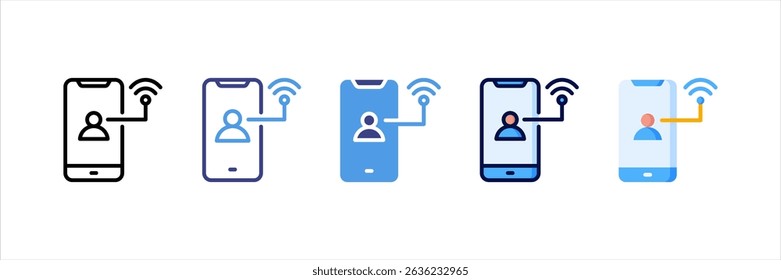 Smartphone Multi Style Icon Set