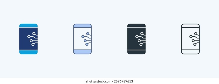 Smartphone Multiple Style Icon Collection