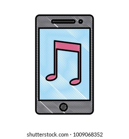 Smartphone with music app