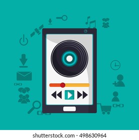 Smartphone and music online design