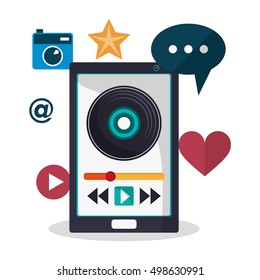 Smartphone and music online design