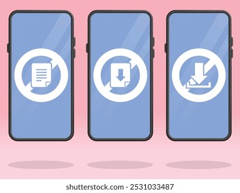 Smartphone No File Download Document Sign