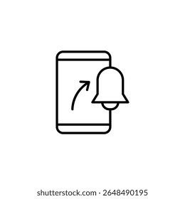 Notificación De Smartphone Con Alerta De Llamada Entrante En La Capa Transparente