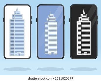 Smartphone Office Building Corporation Property Asset