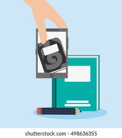 Smartphone of office and work design