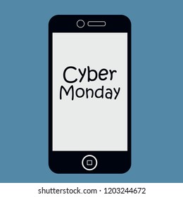 smartphone on cyber Monday
