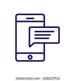 Smartphone outline icon