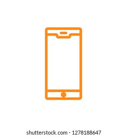 Smartphone outline icon