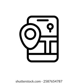 Smartphone Outline Icon. Smartphone Icon