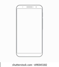 Outline Smartphone Images Stock Photos Vectors Shutterstock