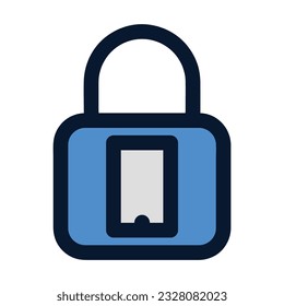 Icono de reloj inteligente. Diseño de iconos de color plano. 