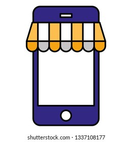 smartphone with parasol ecommerce