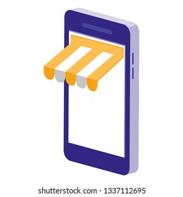 smartphone with parasol ecommerce