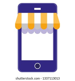 smartphone with parasol ecommerce