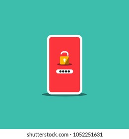 Smartphone with Password Protection