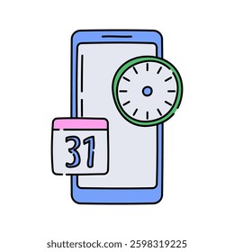 Smartphone Payment Flat design style, smartphone with a credit card and dollar sign, symbolizing online transactions, perfect for e-commerce, fintech apps, and financial graphics.