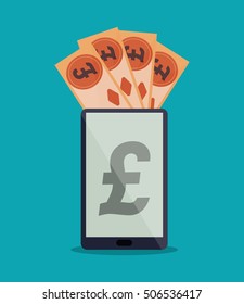 Smartphone of payment online design