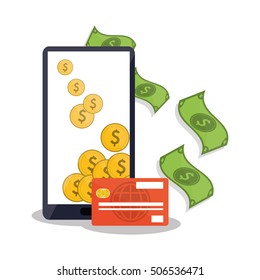 Smartphone of payment online design
