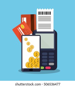 Smartphone of payment online design