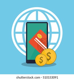 Smartphone of payment online design