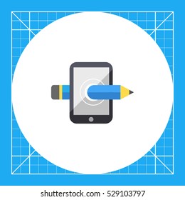 Smartphone and pencil