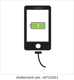 Smartphone Phone Charge vector Icon