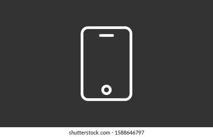 Smartphone in phone icon touch screen background. Smartphone stock vector illustration phone icon eps10. Mobile phone icon design template.
